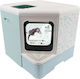 M-Pets Cat Toilet Closed for Corner Orange L50 x W52 x H48cm