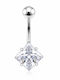 Theodora's Jewellery Belly Button Piercing Earring Steel