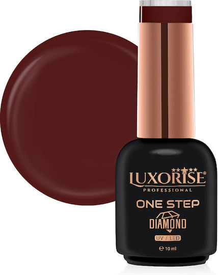 One Step Diamond Bohemian Бордо Полутраен Лак За Нокти 10мл Luxorise