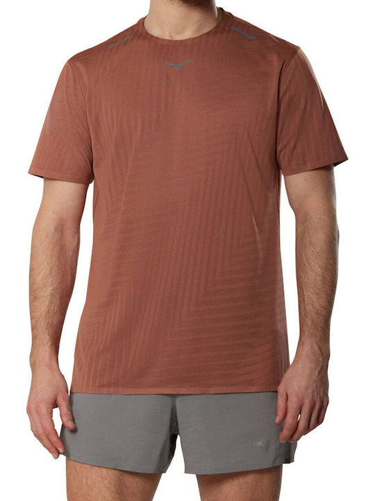 Leichtes Sportliches T-Shirt Kupferbraun