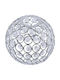 Crystal Chrome Globe Lamp Shade 14cm