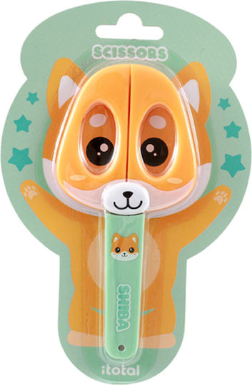 Kids Scissors Case I-total Shiba 14cm Xl3138
