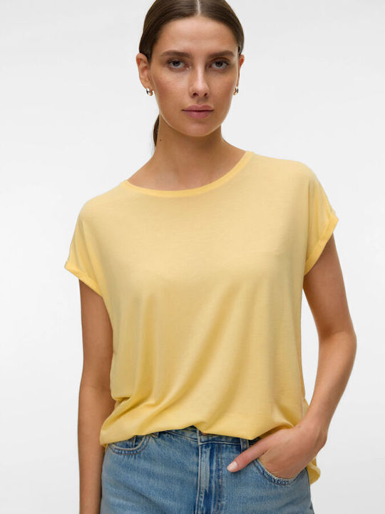 Vero Moda Vero Moda Damen Sommer Leinen Kurzärm...