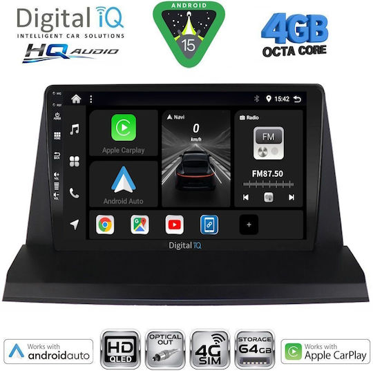 Digital IQ Car Audio System for Lexus NX 2014-2022 (Bluetooth/USB/WiFi/GPS/Apple CarPlay/Android Auto) with 9" Touch Screen