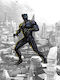 Poster Comic Black Panther Cm026 21cm X 30cm Cadru Alb Pvc