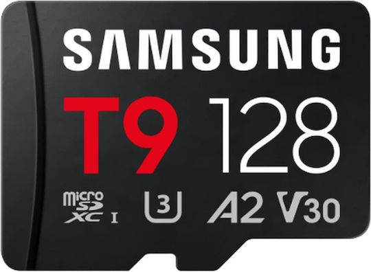 Samsung T9 128GB U3 V30 A2 UHS-I 200MB/s с адаптер
