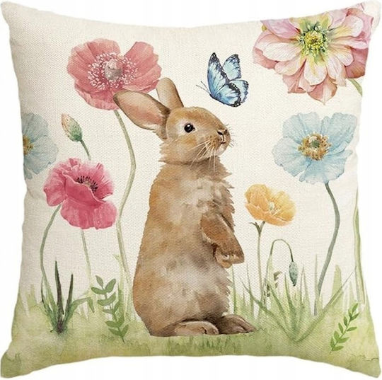 ecarla Μαξιλαροθήκη Bunny 45x45εκ.