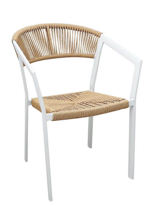 Gartenstühle Aluminium Beluga Natürliche 56x60x...