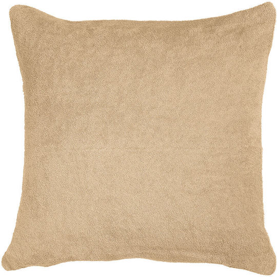 Karo Kissenbezug Dunkelbeige 50x60cm