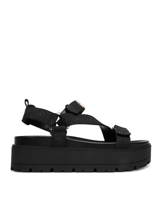 Guess Guess Damen Flache Sandalen Flatforms Sch...