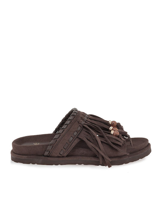 Exe Women's Flat Sandals Brown