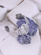 Celestino Women's Bracelet Cuff Embossed Seashells Silver