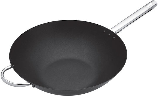Kitchen Craft Уок от Въглеродна Стомана с Незалепващо Покритие 35.5cm