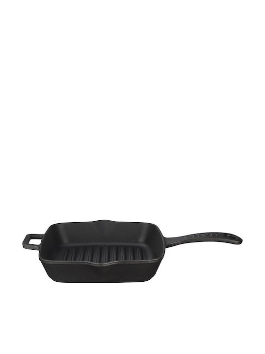 Lava Grill Pan Cast Iron with Enamel Coating 19.5cm