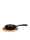 Lava Cast Iron Pan with Enamel Coating 12cm
