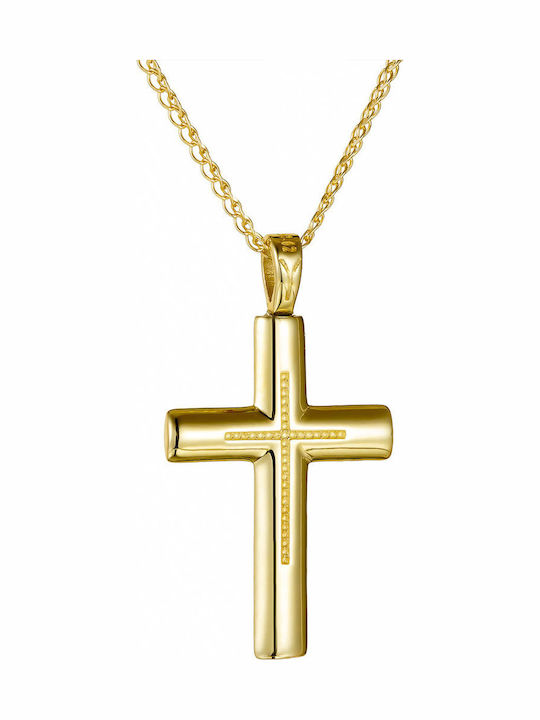 Gold Cross 9K with Chain