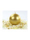 PartyDeco Decorative Gold Ball Candle
