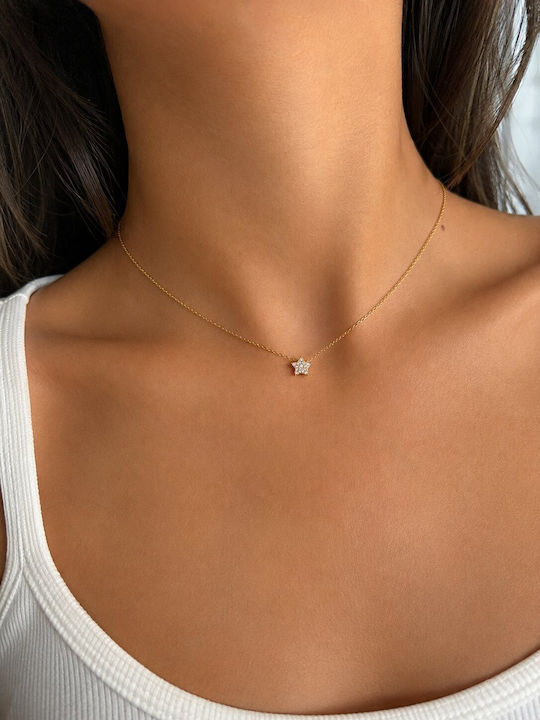 Ioannis Kosmima Necklace with Star Design with Zircon