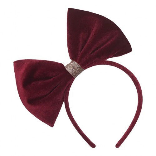 Mimi & Lula Παιδική Στέκα Μαλλιών Christmas Giant Velvet Bow Alice