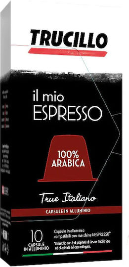 Trucillo Κάψουλες Espresso Συμβατές με Μηχανή Nespresso 10caps