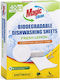Magic Clean Dishwasher Detergent Biodegradable Leaves Lemon Scent 40 Washes