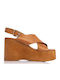 Summer Women's Platforms Tabac Brown