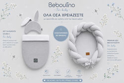 Beboulino Set Pentru Pătuț Gri