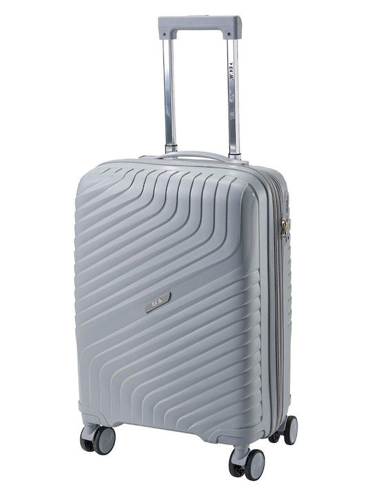 RCM RCM Kabinenkoffer Hart Silber Höhe 55cm