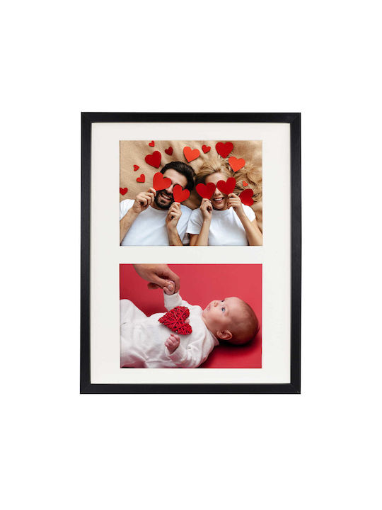 BD art Multi 2-Position Wooden Picture Frame With Black Frame
