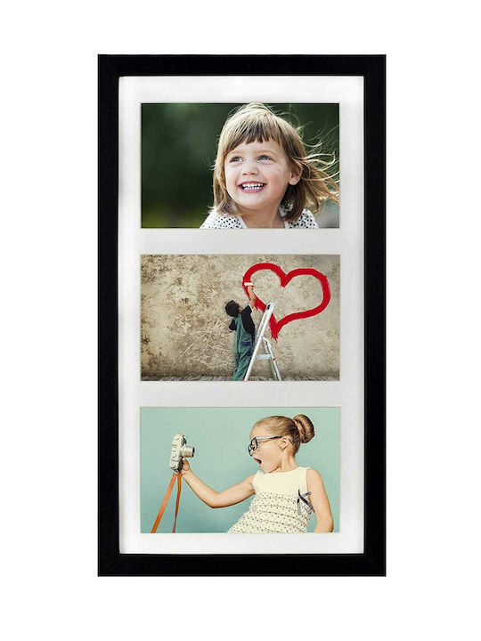 BD art Rame Foto Multi Montare Pe Perete 3 Fotografii Din Lemn Cu Ramă Neagră