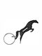 Munkees Keychain & Opener Key Ring & Bottle Opener Horse 3 Colours Black