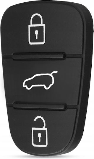3 Button Rubber Hyundai Kia Remote Key