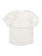 Kids Plain Short-Sleeved White Shirt