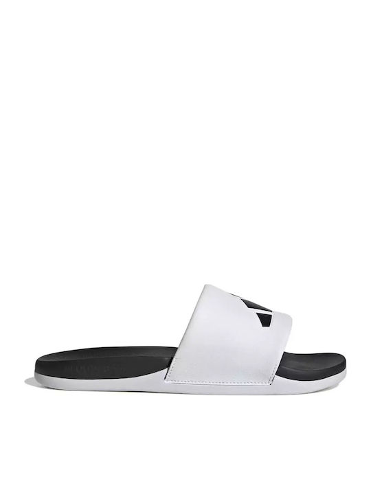 adidas Adilette Comfort Ανδρικές Σαγιονάρες Λευκές