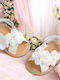 Kids' White Sandals