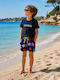 Vilebrequin Kids Swimwear Swim Shorts Navy Blue