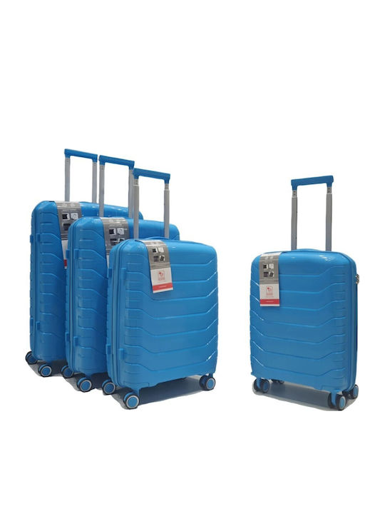 Ormi Reise Koffer Hart Aqua Mit 4 Räder Set 4 S...