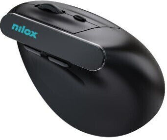 Nilox NXMOEVR01B Безжична Ергономична Vertical Мишка Черна