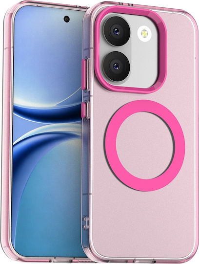 Techsuit Candycase Rückseite Kunststoff / Silikon Rosa (Poco X8 Pro)