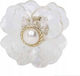 Ecarla Hair Clip-clasp Flower Pearl Transparent Sp271