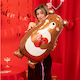 Foil Jumbo Brown Heart Balloon 79cm