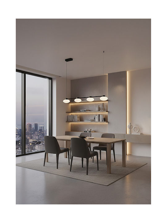 VK Lighting Lumini Suspendate Alb LED Cu Lumină Alb Cald