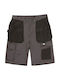 CAT Reflective and Waterproof Work Bermuda Jeans Gray
