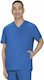 KOI USA Male Medical Blouse Blue