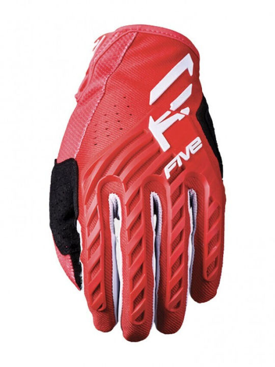 Five MXF3 Evo Men's Motocross Gloves Red