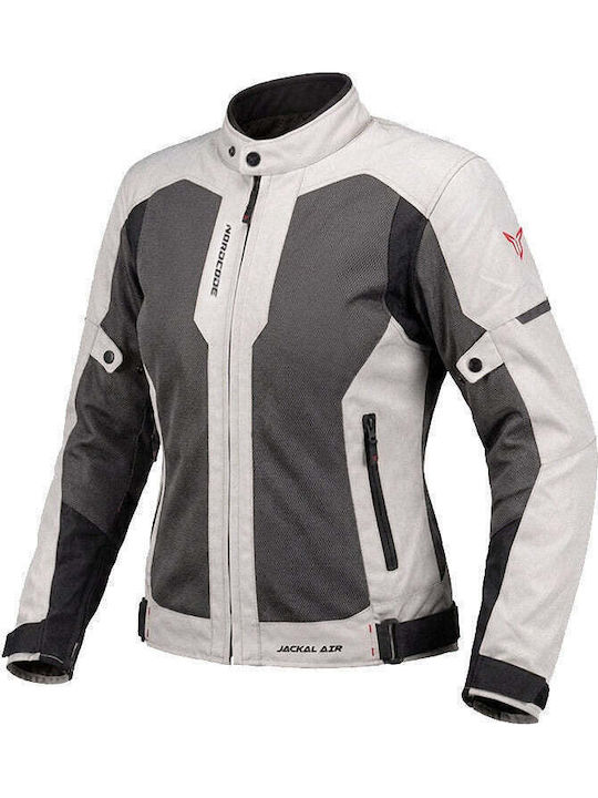 Nordcode Jackal Air Damen Sommer Reitjacke Grau / Rot Nordcode Jackal Air Damen Sommer Reitjacke Grau / Rot