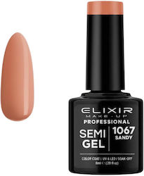 Elixir Semigel Gel Nail Polish Sandy 8ml