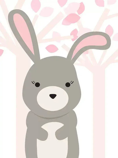Kinderposter Hase 50x40cm