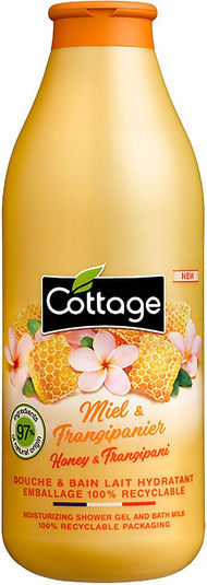 Cottage Gel De Duș Hidratant Lapte Miere Și Frangipani 750ml