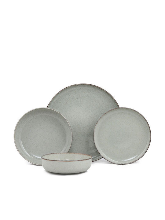 Hermia Green Porcelain Dinnerware Set 24pcs